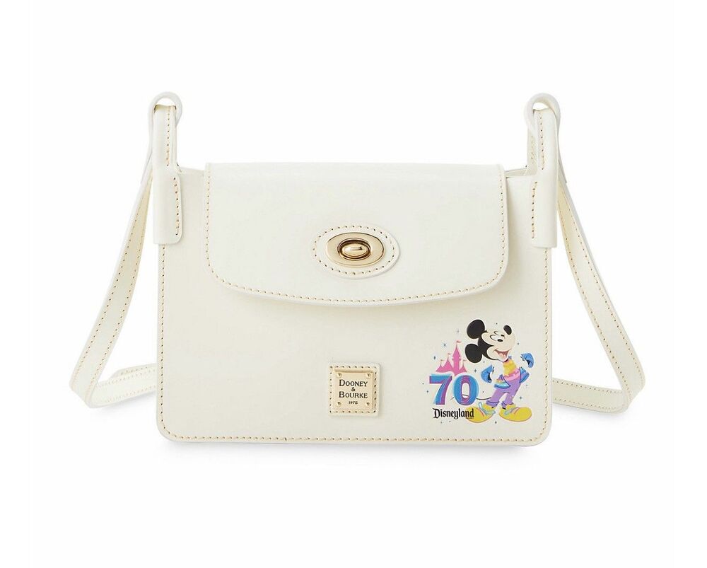 Disneyland 70th Anniversary Dooney & Bourke Pinky Crossbody Bag Mickey NWT